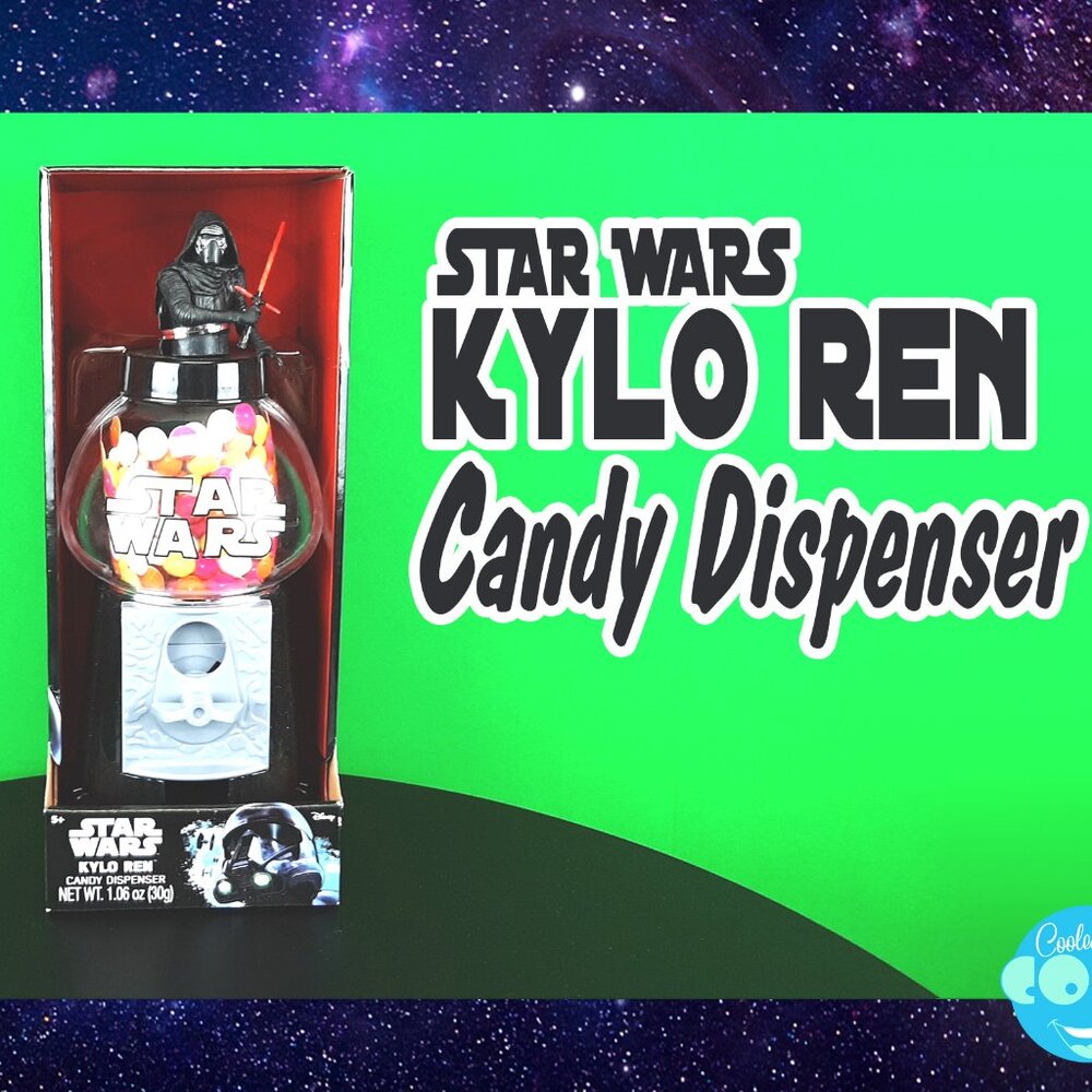 Kylo Ren Candy Dispenser Gumball Machine Star Wars The Force Awakens Disney 2015